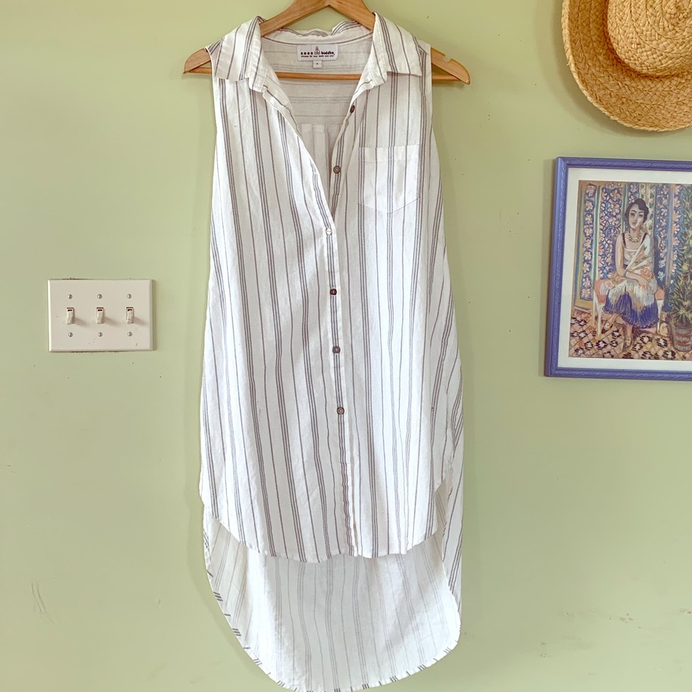 Neon Buddha Shirt Dress